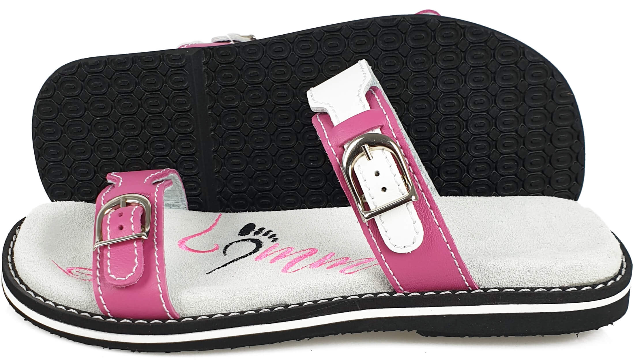 Japonke 4057 - bela/roza