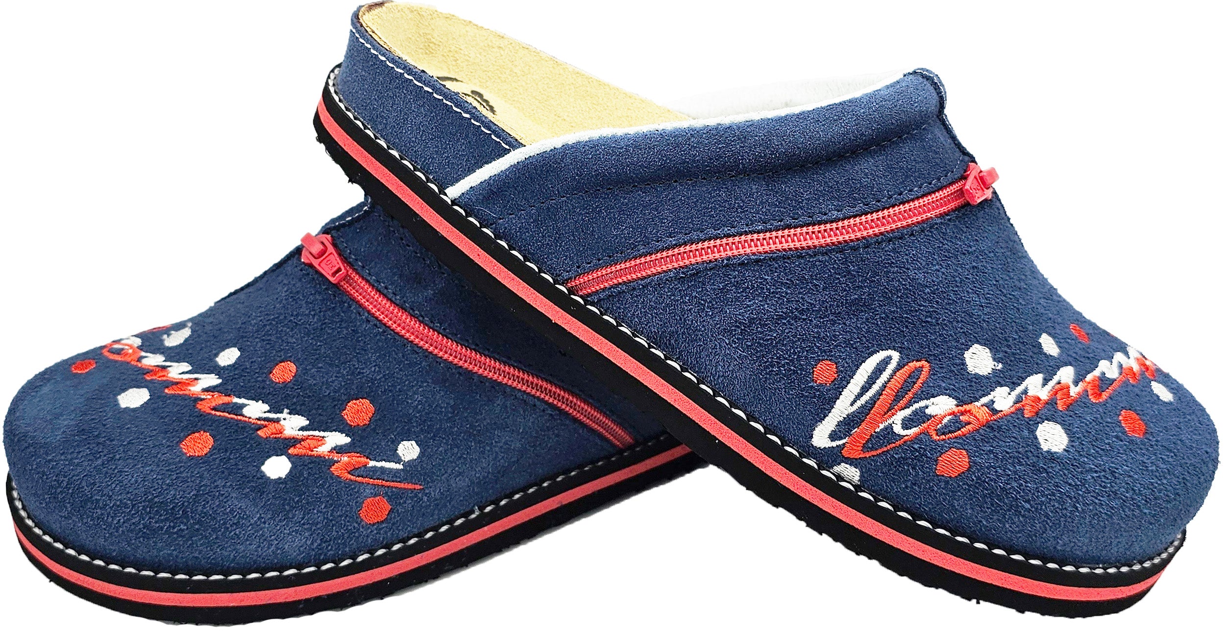 Lightware 3053 - jeans/rdeča/bela