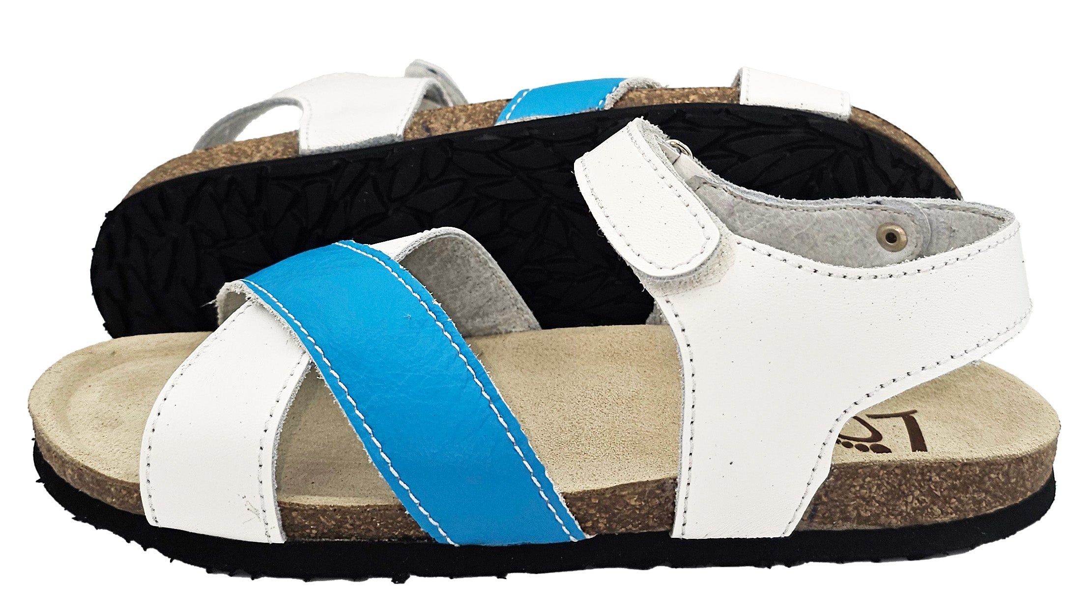 Sandali Lumni  - bela/modra