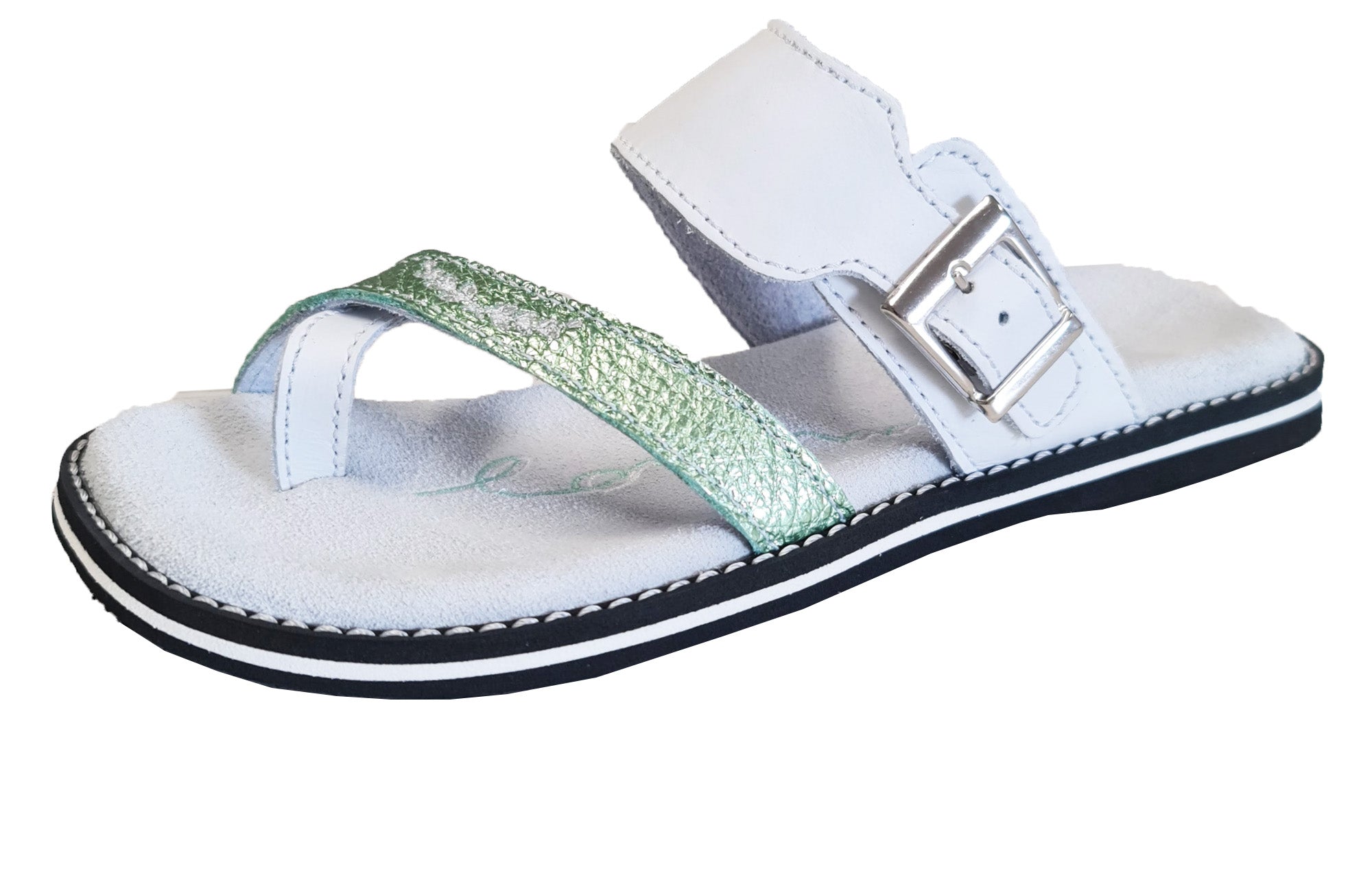 Japonke 4054 - bela/zelena