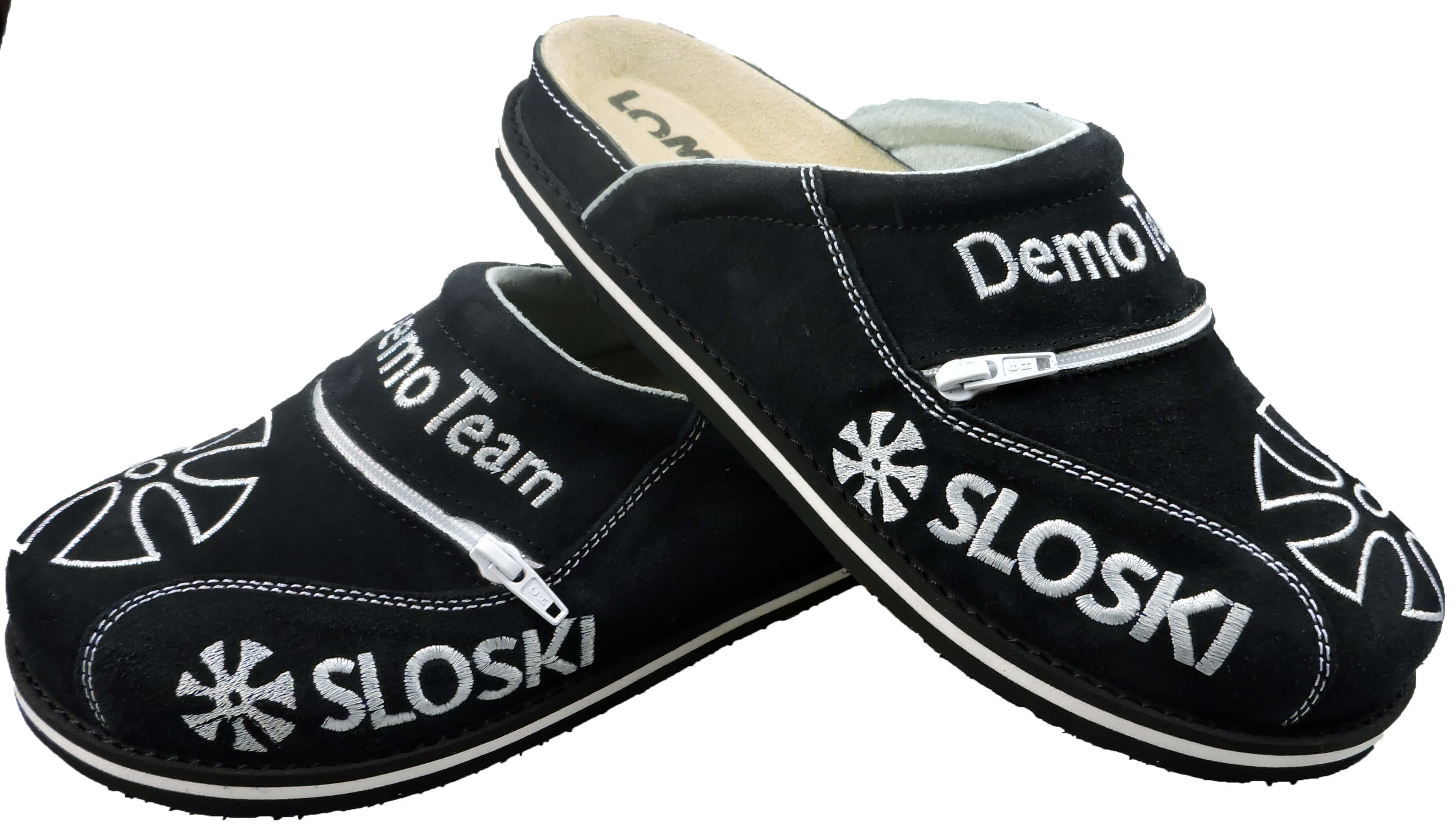 DemoTeam 3054 - črna/bela/bela