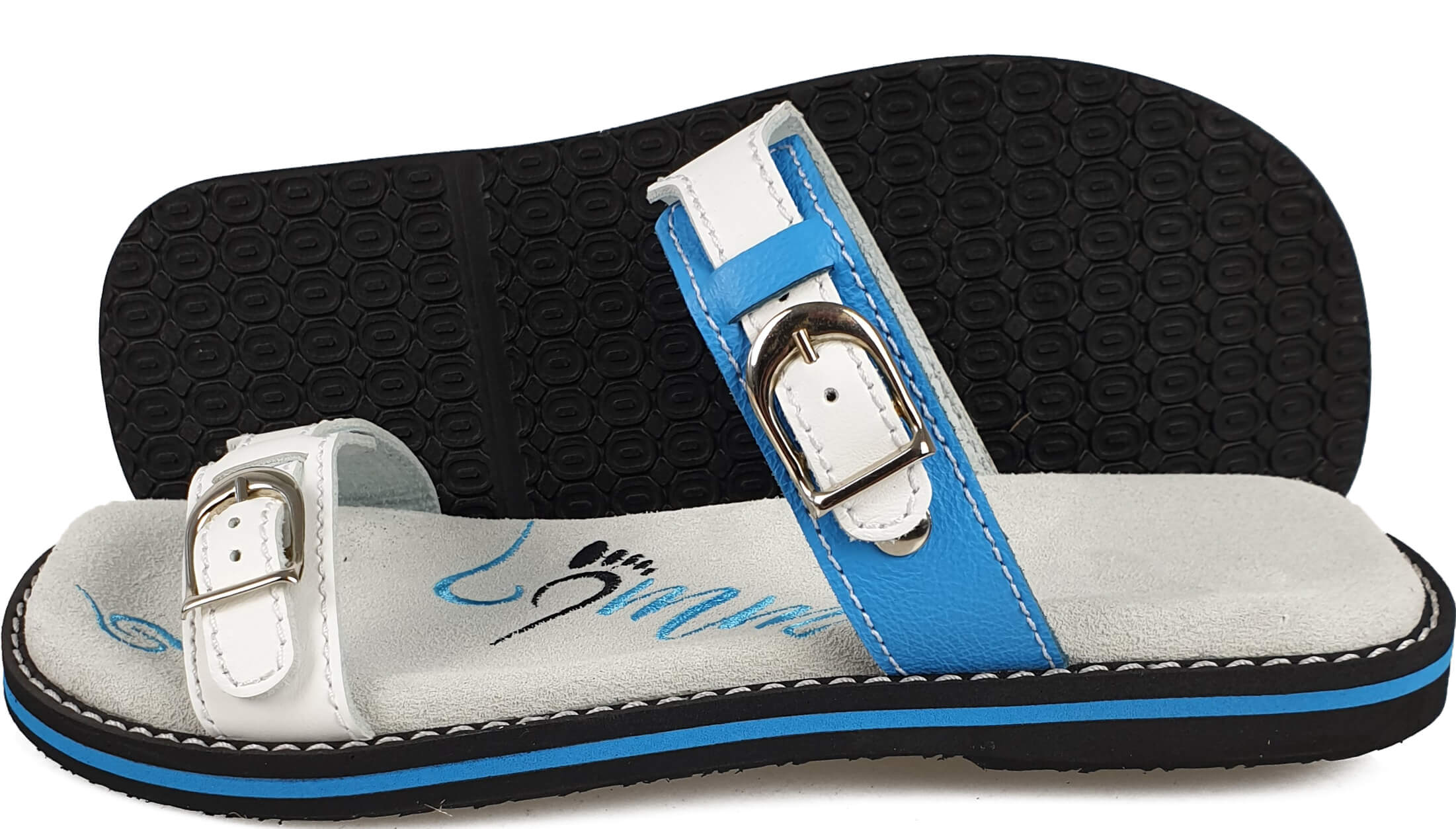 Japonke 4057 - bela/modra