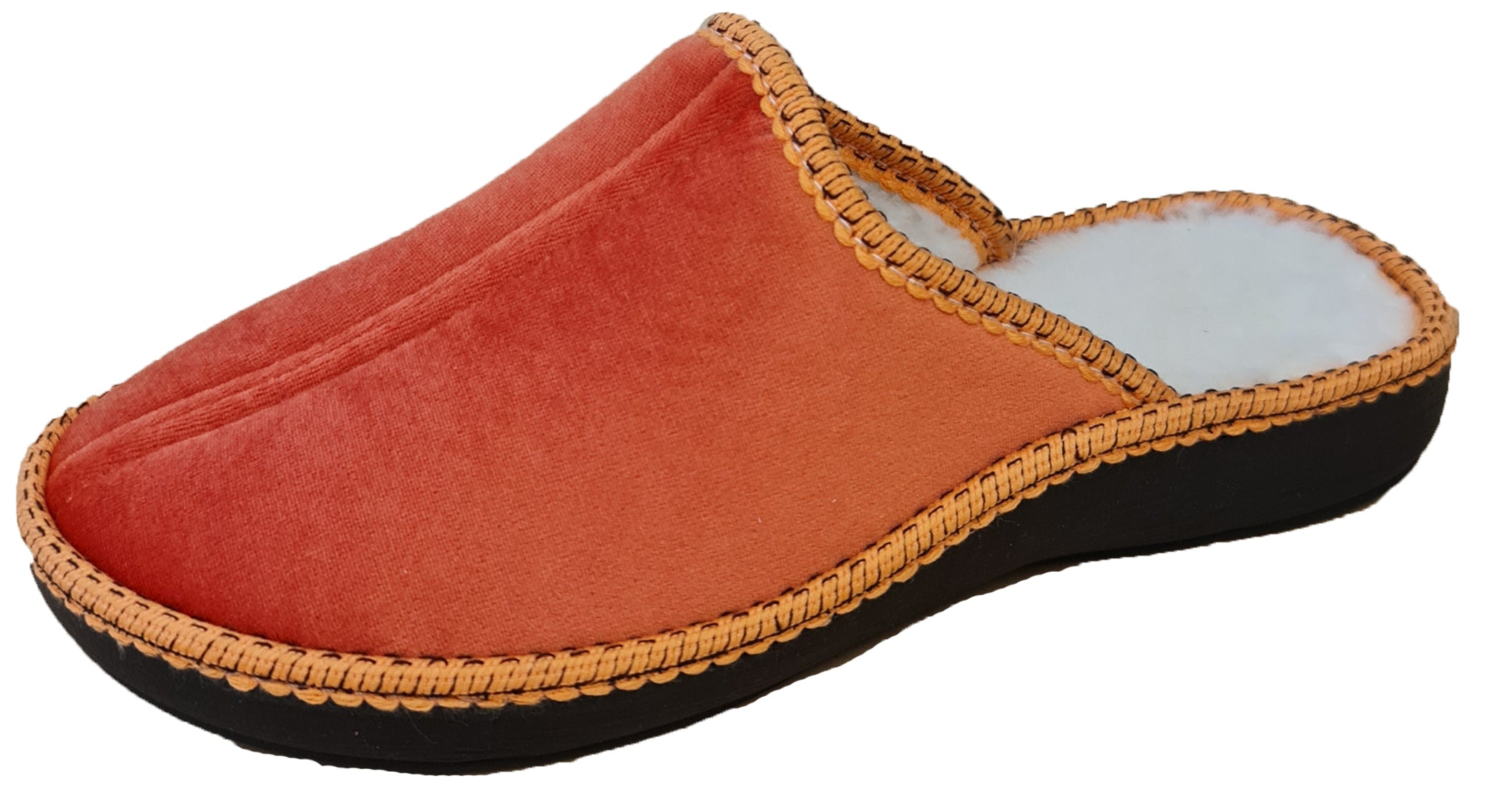 Copati Krzno - oranžna